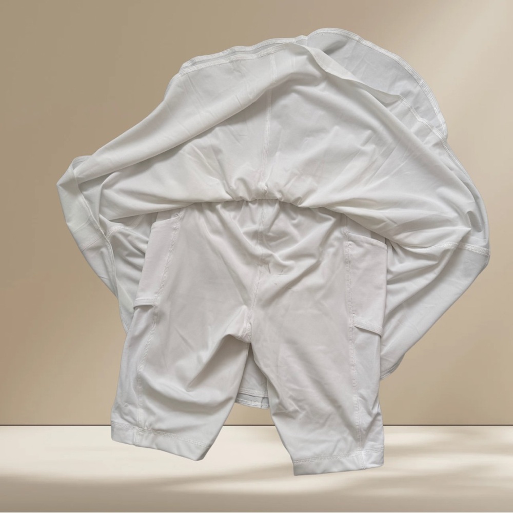 Lululemon Court Rival High-Rise Tennis Skirt | White | Size 4 | NWT - Picture 7 of 8